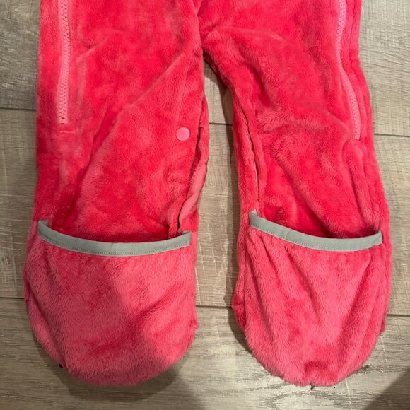 THE NORTH FACE INFANT 18-24 MONTH PINK FLEECE ZIP UP BODY SUIT - Picture 4 of 8